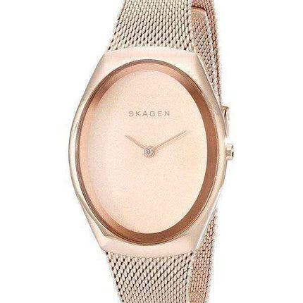 Skagen Madsen Rose Matte Dial Rose Gold-Tone Mesh Bracelet SKW2299 Orologio da donna