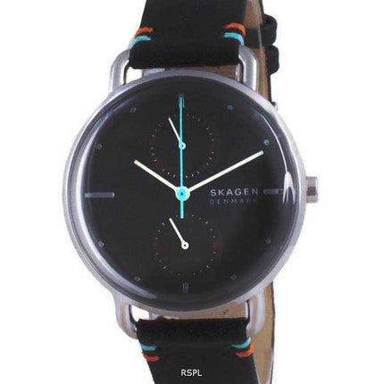 Orologio da donna Skagen Horizont quadrante grigio in pelle al quarzo SKW2930