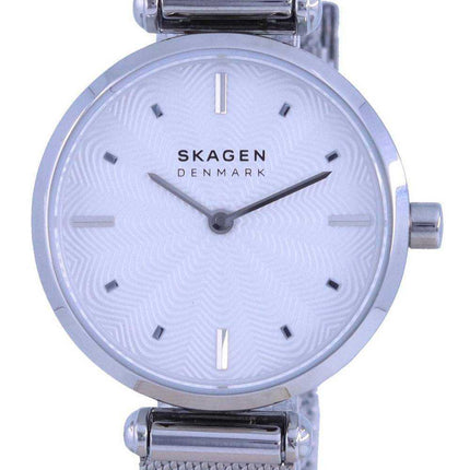 Orologio da donna Skagen Amberline quadrante argento in acciaio inossidabile al quarzo SKW2956