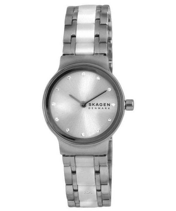 Orologio da donna Skagen Freja Lille in acciaio inossidabile con quadrante bianco al quarzo SKW3010