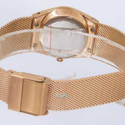 Orologio da donna Skagen Grenen Lille quadrante argento oro rosa quarzo SKW3035