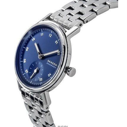 Orologio da donna Skagen Kuppel Lille in acciaio inossidabile con quadrante blu al quarzo SKW3129