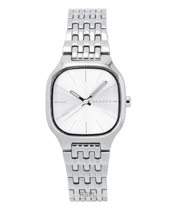 Orologio da donna Skagen Mellem Lille in acciaio inossidabile con quadrante argentato e quarzo SKW3159