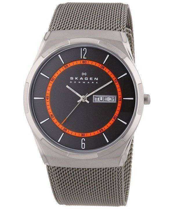 Skagen Melbye Titanium Case with Mesh Band SKW6007 - Orologio da uomo