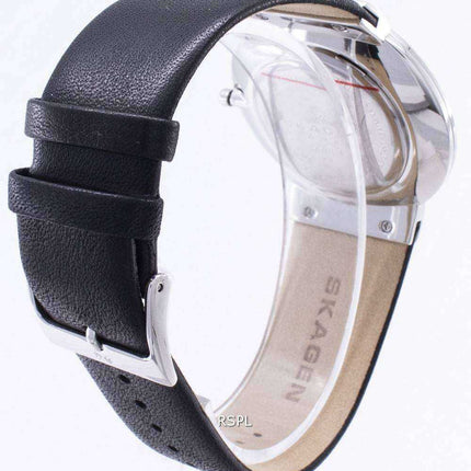 Orologio da uomo Skagen Ancher al quarzo quadrante nero SKW6104