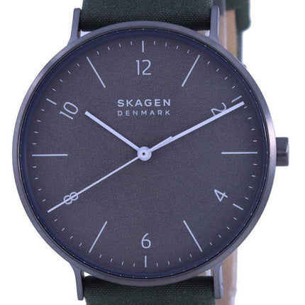 Orologio da uomo al quarzo con cinturino in cotone Skagen Aaren Naturals SKW6730