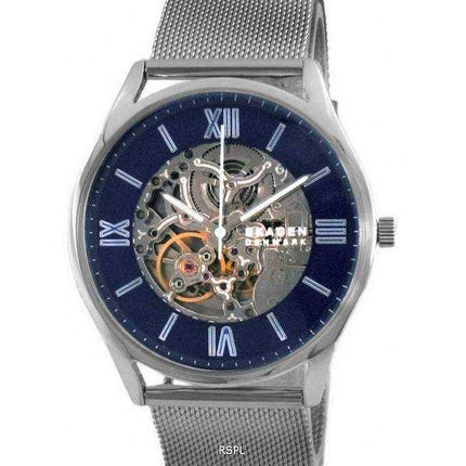 Orologio da uomo automatico Skagen Holst scheletro in acciaio inossidabile SKW6733