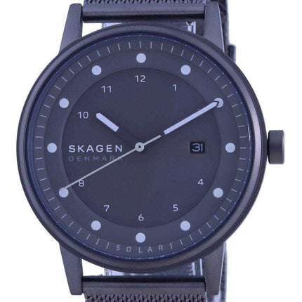 Orologio da uomo Skagen Henriksen Charcoal Dial in acciaio inossidabile solare SKW6741