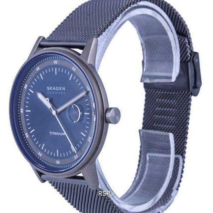 Orologio da uomo Skagen Henriksen in acciaio inossidabile con quadrante blu al quarzo SKW6754