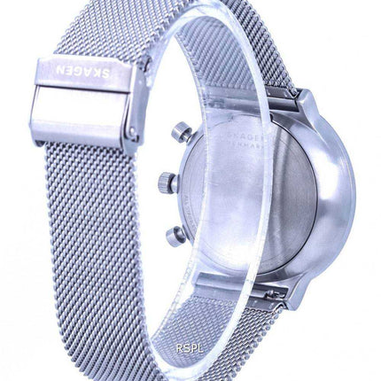 Orologio da uomo Skagen Ancher Chronograph Acciaio inossidabile Mesh Quartz SKW6764 Orologio da uomo