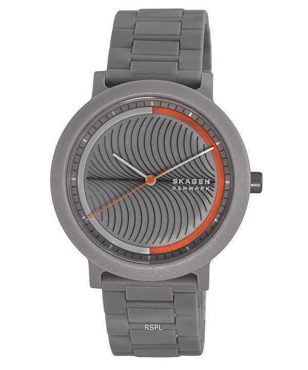 Orologio da uomo Skagen Aaren Tide Ocean Materiale quadrante grigio quarzo SKW6772 maschile