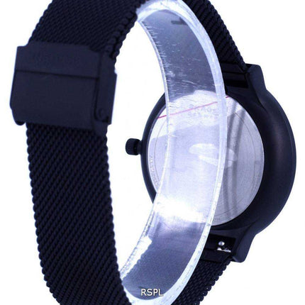Orologio da uomo Skagen Ancher in acciaio inossidabile con quadrante nero al quarzo SKW6778