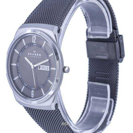 Orologio da uomo Skagen Melbye in acciaio inossidabile con quadrante antracite al quarzo SKW6790