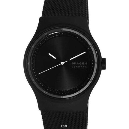 Orologio da uomo Skagen Sol Midnight in acciaio inossidabile con quadrante nero a energia solare SKW6793