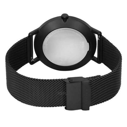 Orologio da uomo Skagen Kuppel in acciaio inossidabile con quadrante nero al quarzo SKW6892