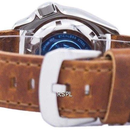 Orologio da sub Seiko Automatic Diver Brown Leather SKX007J1-LS9 200M - Orologio da uomo