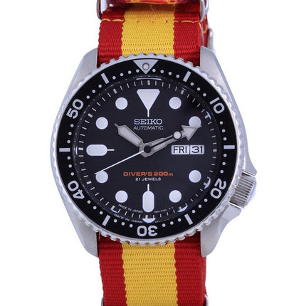 Orologio da uomo Seiko Automatic Diver's Japan Made in poliestere SKX007J1-var-NATO29 200M