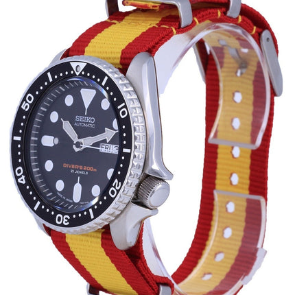 Orologio da uomo Seiko Automatic Diver's Japan Made in poliestere SKX007J1-var-NATO29 200M