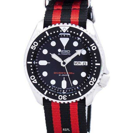 Orologio da uomo Seiko Automatic Diver 200M NATO con cinturino SKX007J1-NATO3