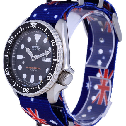 Orologio da uomo Seiko Automatic Diver's Japan Made in poliestere SKX007J1-var-NATO30 200M