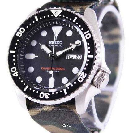 Orologio da uomo SEIK Automatic Diver 200M Army NATO Strap SKX007J1-NATO5