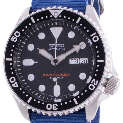 Seiko Automatic Diver's SKX007J1-var-NATO8 200M Orologio da uomo realizzato in Giappone