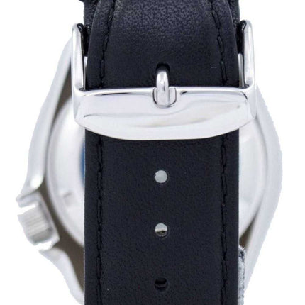 Orologio da uomo Seiko Automatic Diver's 200M Ratio in pelle nera SKX007K1-LS10