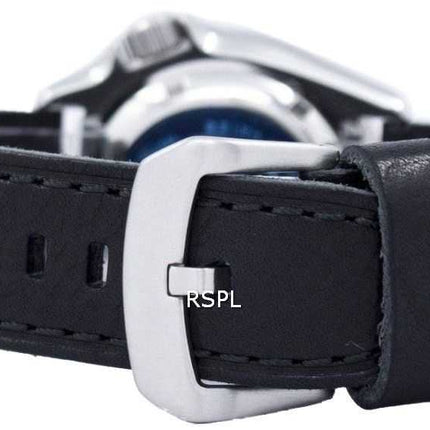 Orologio da uomo Seiko Automatic Diver's 200M Ratio in pelle nera SKX007K1-LS8