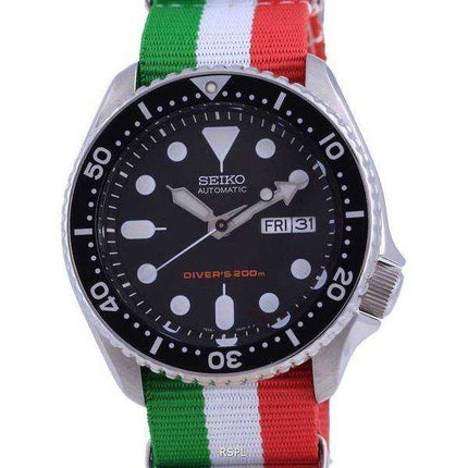 Seiko Automatic Diver's Orologio da uomo in poliestere SKX007K1-var-NATO23 200M