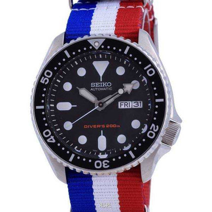 Seiko Automatic Diver's Orologio da uomo in poliestere SKX007K1-var-NATO25 200M