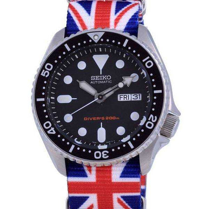 Seiko Automatic Diver's Orologio da uomo in poliestere SKX007K1-var-NATO28 200M