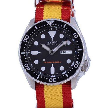 Seiko Automatic Diver's Orologio da uomo in poliestere SKX007K1-var-NATO29 200M