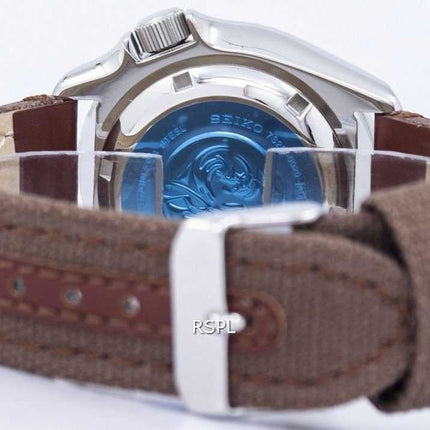 Orologio da uomo con cinturino in pelle Seiko Automatic Diver SKX007K1-NS1 200M