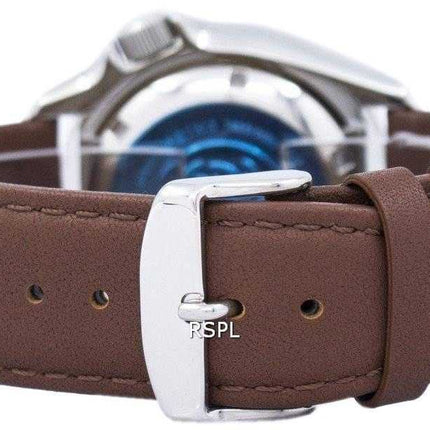 Orologio da sub Seiko Automatic Diver in pelle marrone Orologio da uomo SKX009J1-LS12 200M
