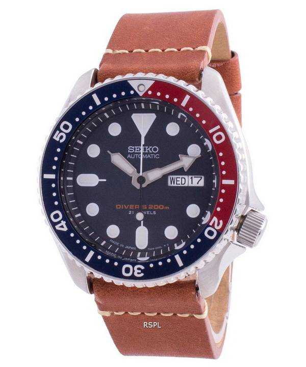 Seiko Automatic Diver's SKX009J1-var-LS21 200M Orologio da uomo realizzato in Giappone