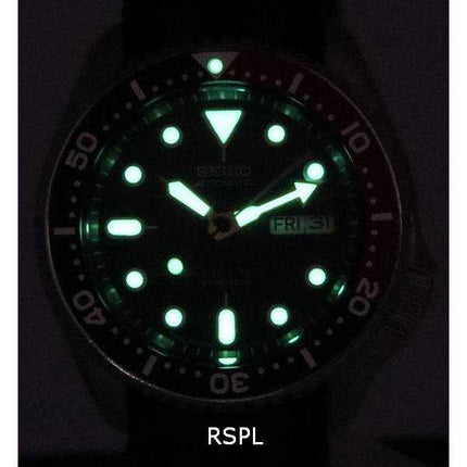 Orologio da uomo Seiko quadrante blu automatico Diver&#39;s SKX009J1-var-NATO22 200M