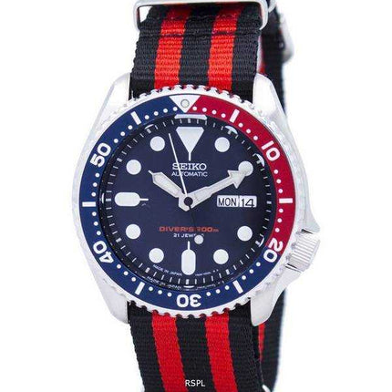 Orologio da uomo Seiko Automatic Diver 200M NATO con cinturino SKX009J1-NATO3