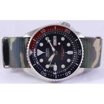 Orologio da uomo Seiko Automatic Diver 200M Army NATO Strap SKX009J1-NATO5