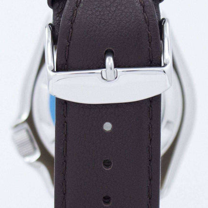 Orologio da uomo Seiko Automatic Diver's 200M Ratio in pelle marrone scuro SKX009K1-LS11