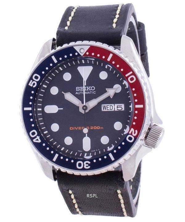 Orologio da uomo Seiko Automatic Diver con quadrante blu SKX009K1-var-LS16 200M