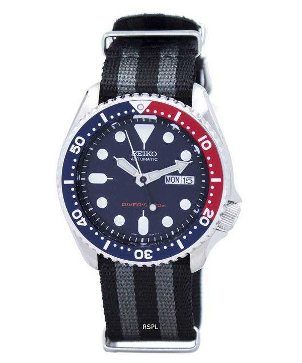 Orologio da uomo Seiko Automatic Diver 200M NATO con cinturino SKX009K1-NATO1