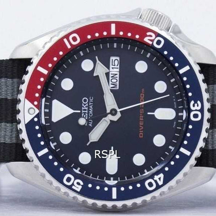 Orologio da uomo Seiko Automatic Diver 200M NATO con cinturino SKX009K1-NATO1