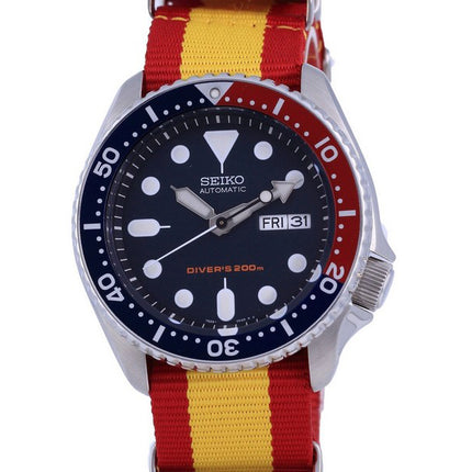 Seiko Automatic Diver&#39;s Orologio da uomo in poliestere SKX009K1-var-NATO29 200M