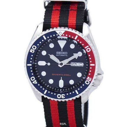 Orologio da uomo Seiko Automatic Diver 200M NATO con cinturino SKX009K1-NATO3