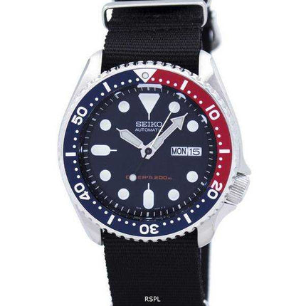 Orologio da uomo Seiko Automatic Diver 200M NATO con cinturino SKX009K1-NATO4