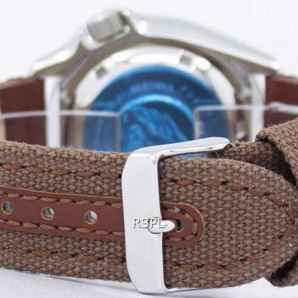 Orologio da uomo con cinturino in pelle Seiko Automatic Diver SKX009K1-NS1 200M