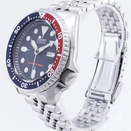 Orologio da uomo Seiko Automatic Diver's 200M con bracciale Jubilee SKX009K2 ricondizionato
