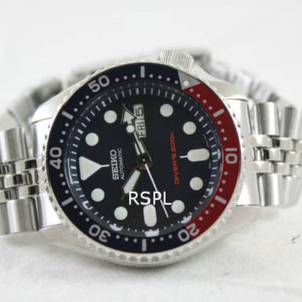 Orologio da uomo Seiko Automatic Diver's 200M con bracciale Jubilee SKX009K2 ricondizionato