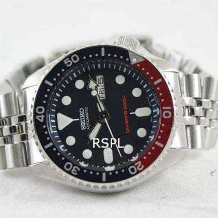 Orologio da uomo Seiko Automatic Diver's 200M con bracciale Jubilee SKX009K2 ricondizionato