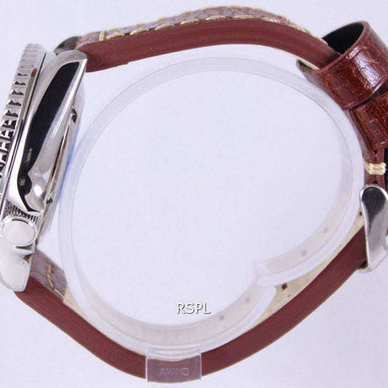 Orologio da sub Seiko Automatic Diver Brown Leather SKX011J1-LS1 200M